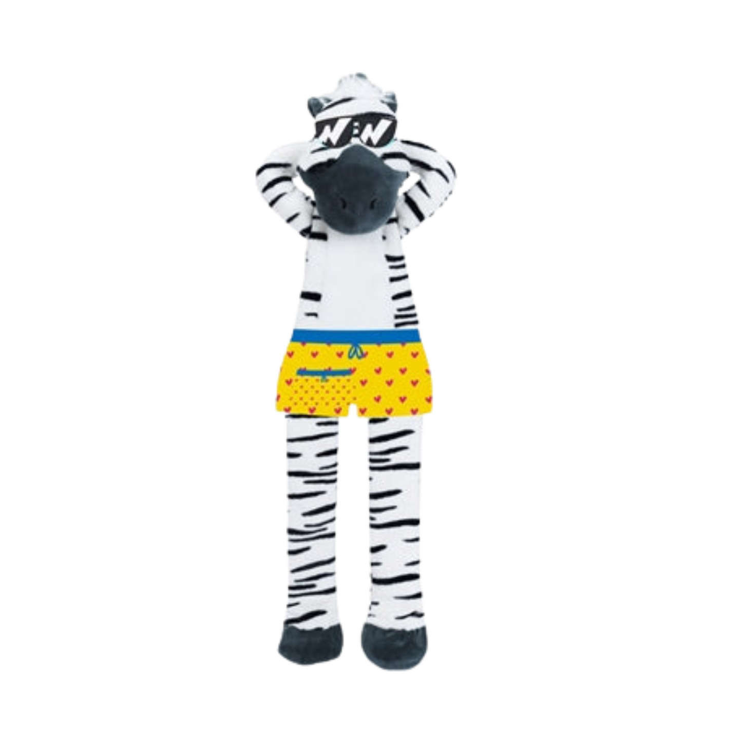 Hondenspeelgoed knuffel ZEBRA