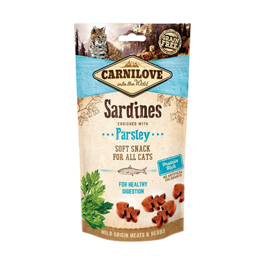 Carnilove | Cat snack soft sardines/parsley