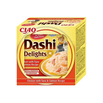 Inaba Dashi Delights Chicken With Tuna & Salmon Recipe