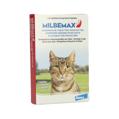 Milbemax | Ontworm tabletten voor katten 1x2 stuks