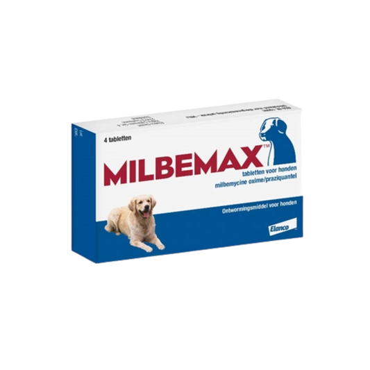 Milbemax Ontworming pilletjes voor honden - 10-50KG