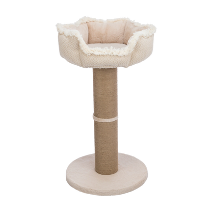 Trixie | Krabpaal met mand boho beige