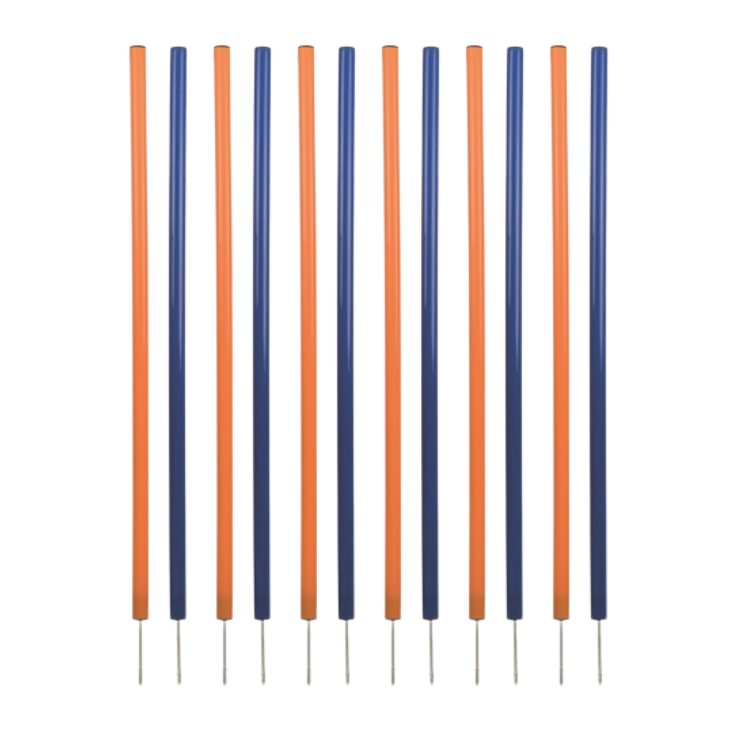 Trixie Dog Activity Agility Slalom Stokken Blauw / Oranje 12 stuks