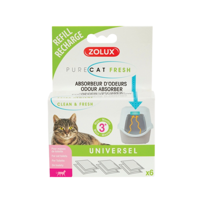Kattenbak filters - universeel - 6 stuks