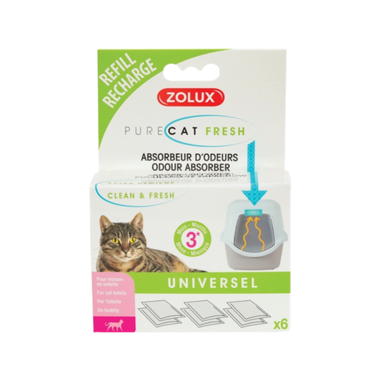Kattenbak filters - universeel - 6 stuks